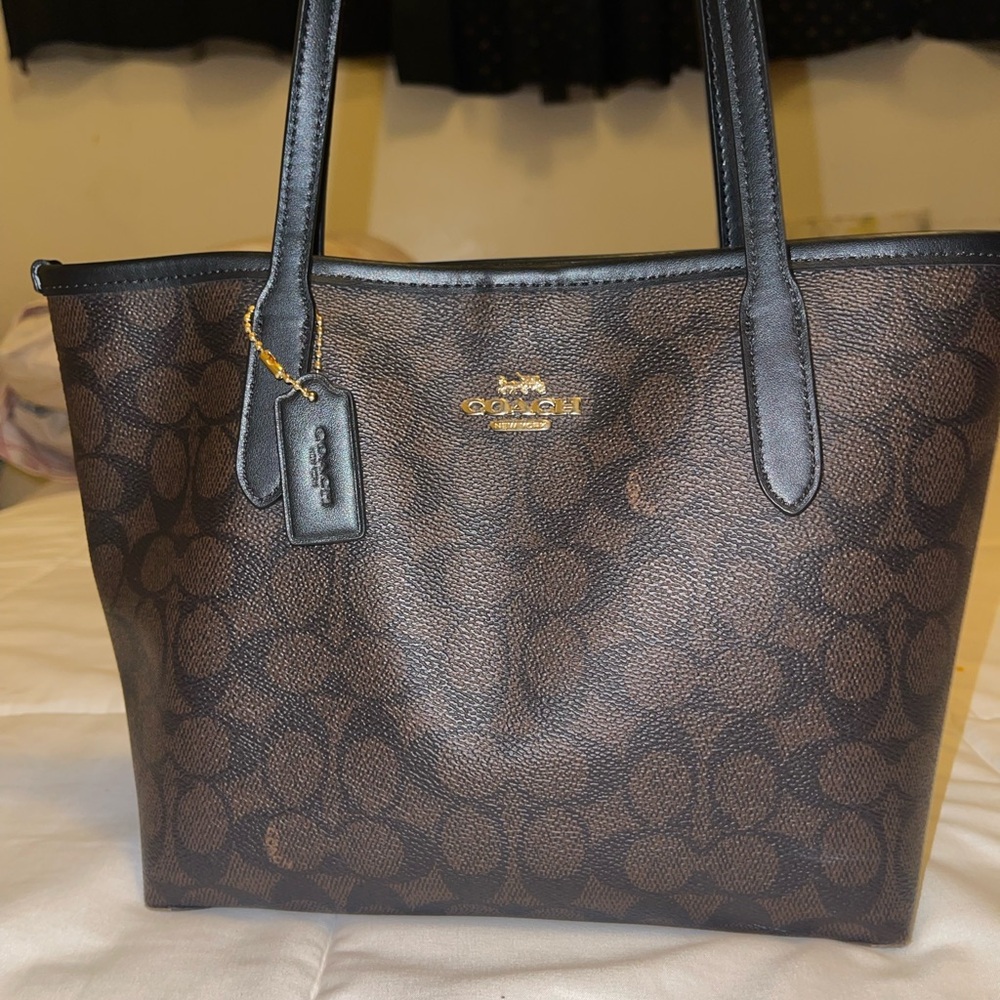 Coach Small City Tote
